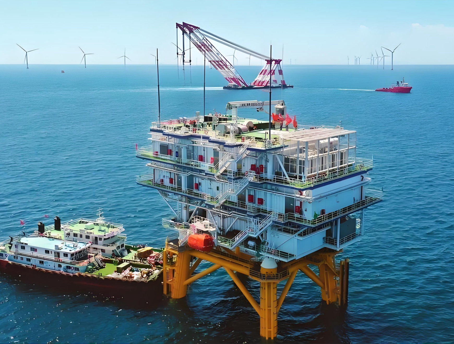 大连庄河海上风电场巡检无线MESH组网传输通讯案例