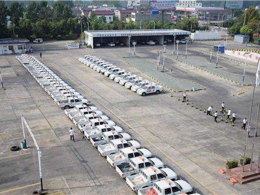 安徽固始旺达驾校科目二无线监控案例