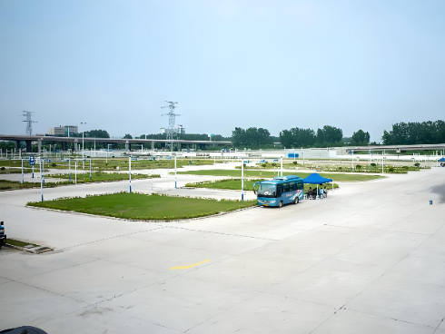 河北邯郸舜天驾校科目二无线监控案例