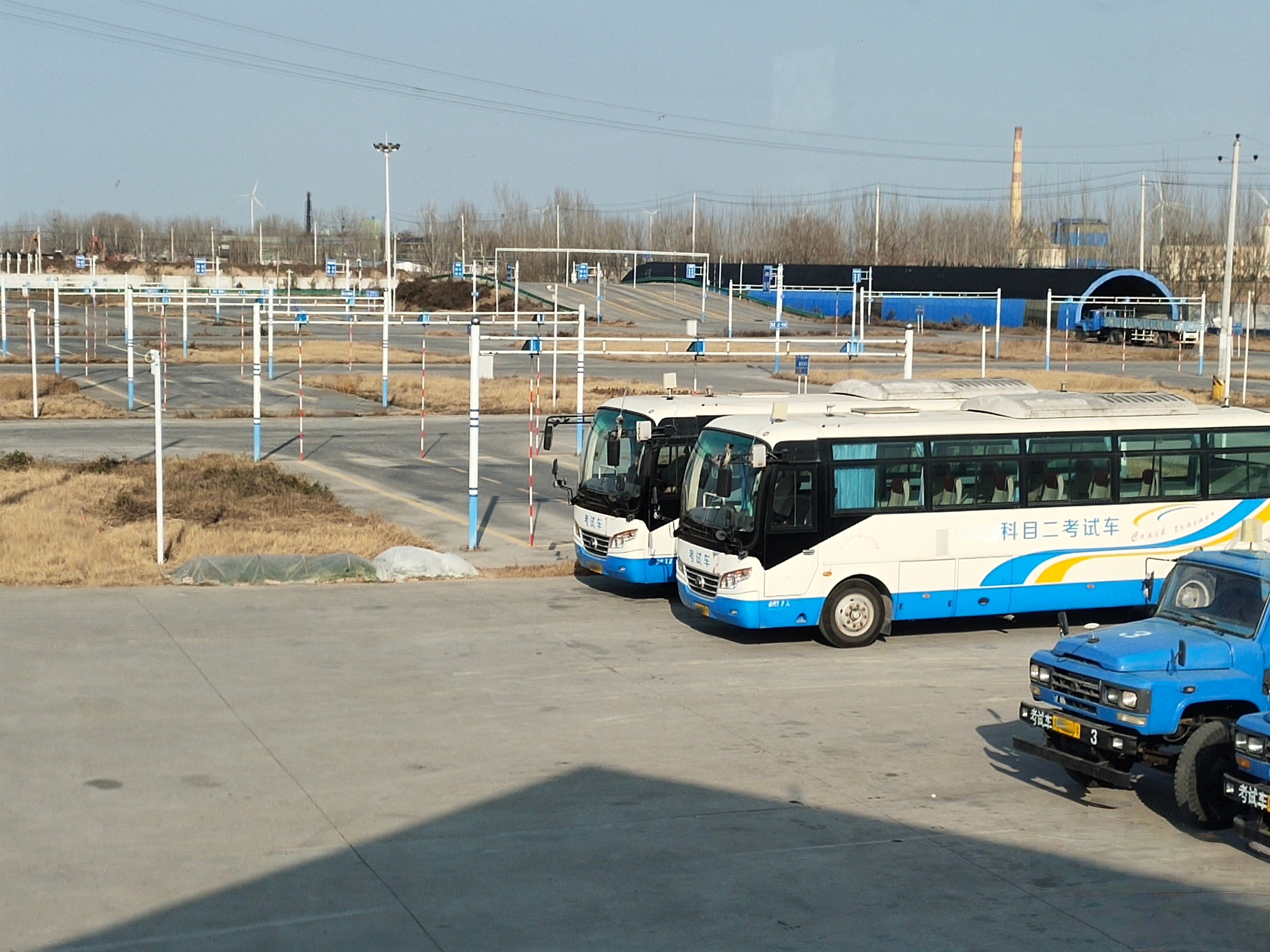 哈尔滨鸡西虎林市某驾校科目二大车无线监控传输案例