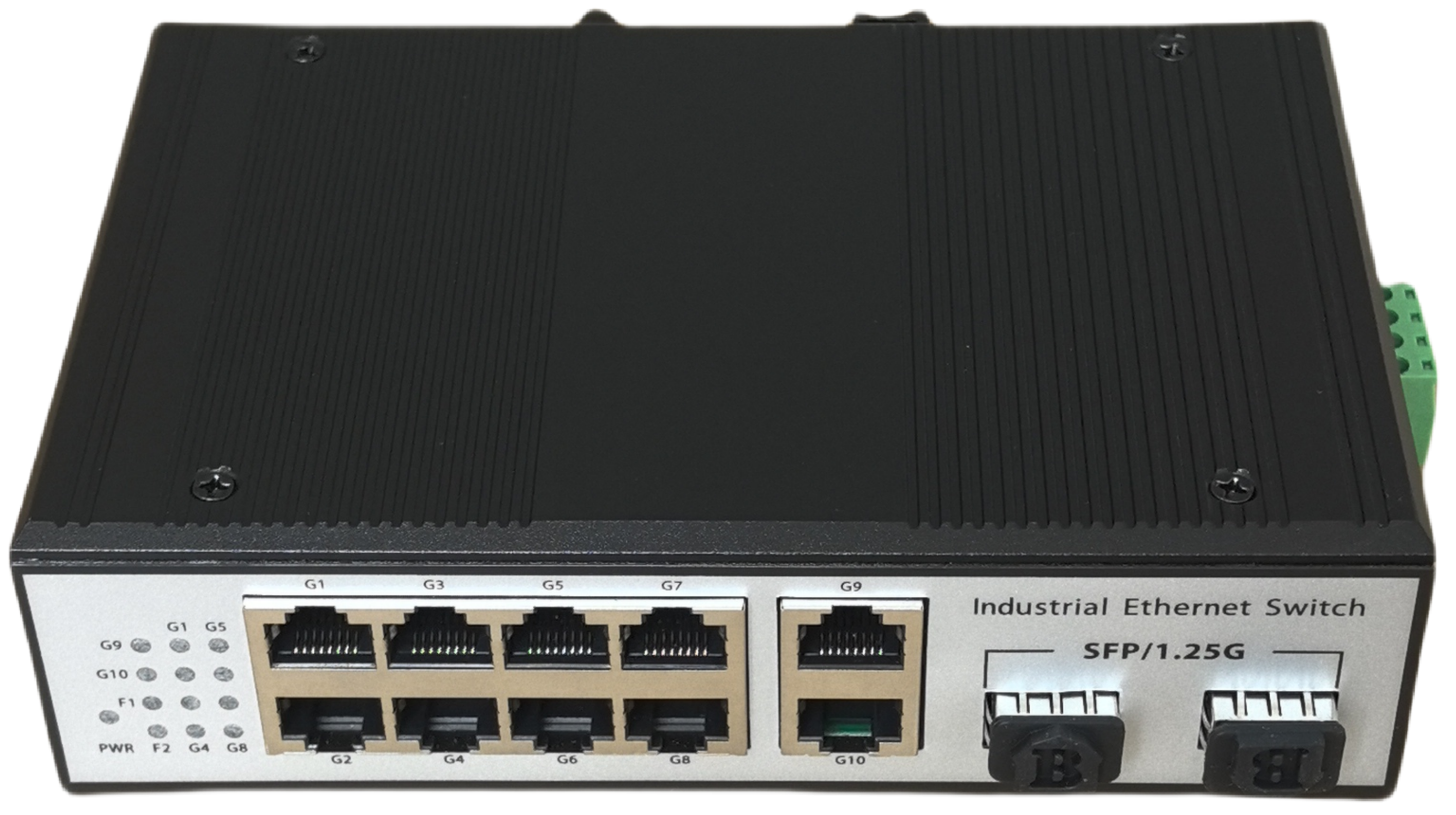 优波通UBT-PG4808-2SFP  2光8电工业级POE环网交换机