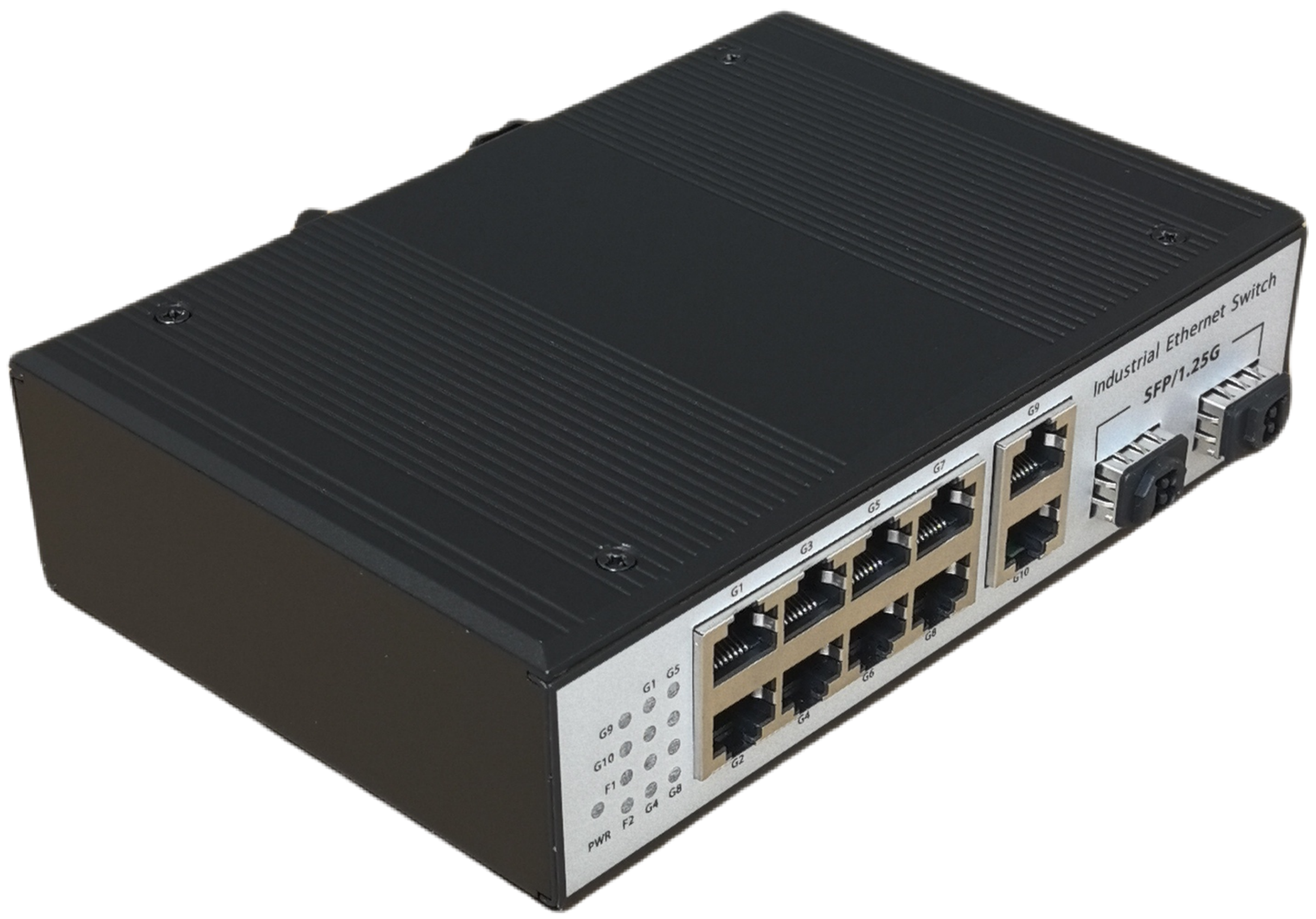 优波通UBT-PG4808-2SFP  2光8电工业级POE环网交换机